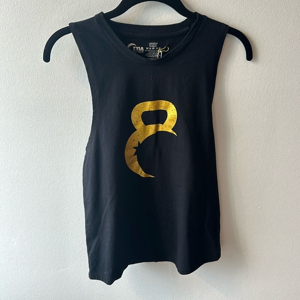 Zyia medium Black/Gold Tank